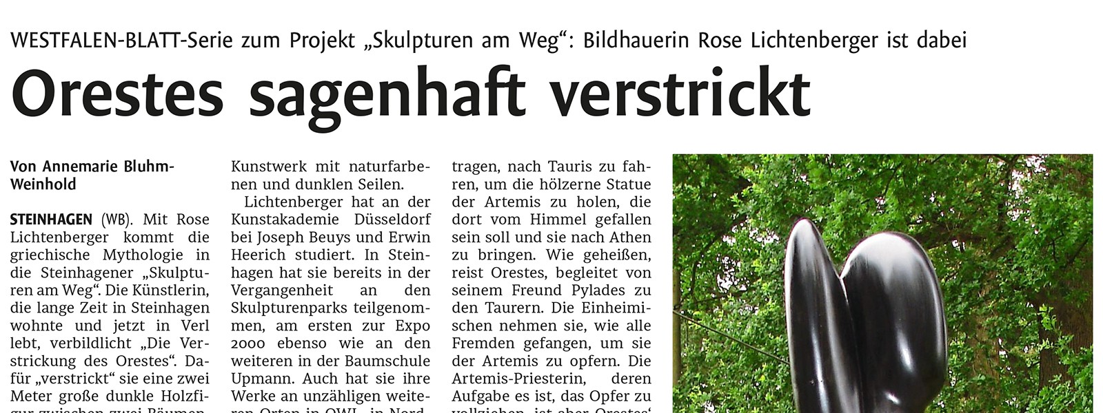 Abbildung: Orestes sagenhaft verstrickt