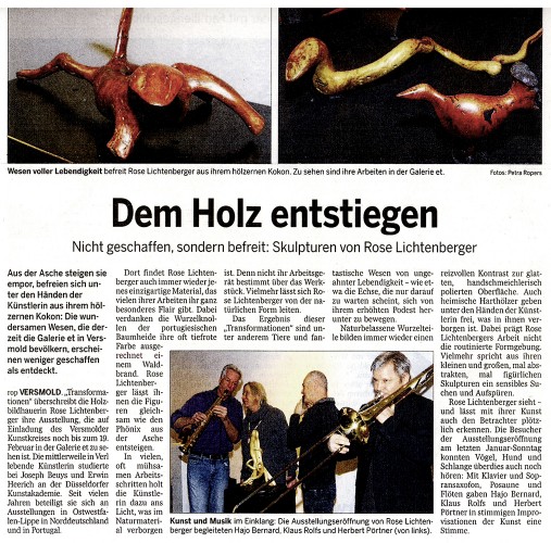 Abbildung: Dem Holz entstiegen