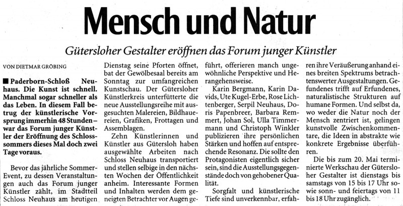 Abbildung: Mensch und Natur