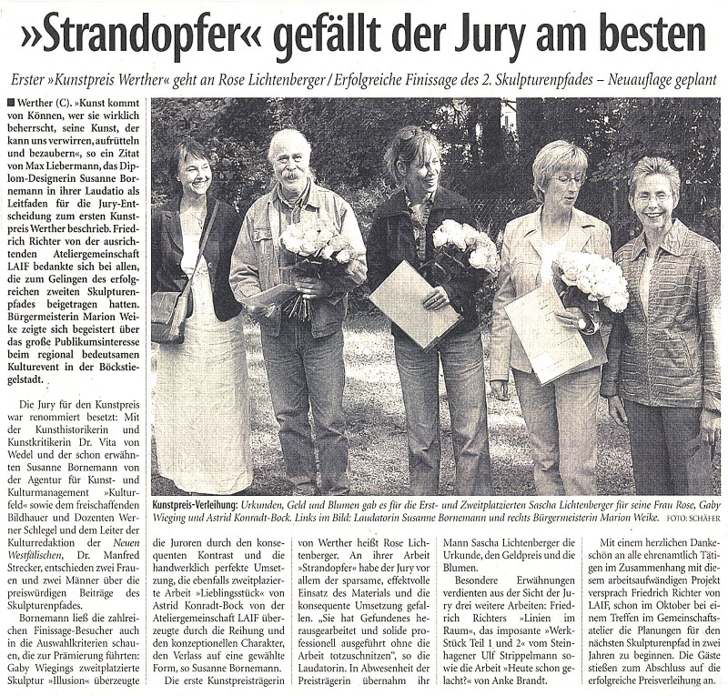 Abbildung: »Strandopfer« gefällt der Jury am besten